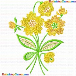 Flowers and Tree 2794 Embroidery Design