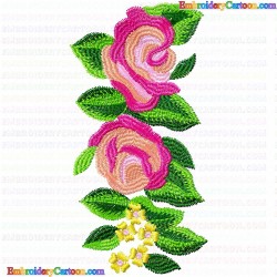 Flowers and Tree 2805 Embroidery Design