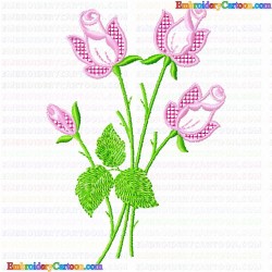 Flowers and Tree 2822 Embroidery Design