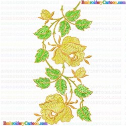 Flowers and Tree 2836 Embroidery Design