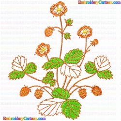 Flowers and Tree 2838 Embroidery Design