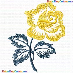 Flowers and Tree 2857 Embroidery Design