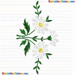 Flowers and Tree 2868 Embroidery Design