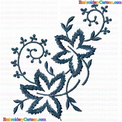 Flowers and Tree 2871 Embroidery Design