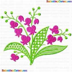 Flowers and Tree 2889 Embroidery Design