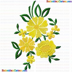 Flowers and Tree 2915 Embroidery Design