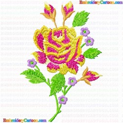 Flowers and Tree 2920 Embroidery Design