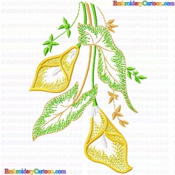 Flowers and Tree 2948 Embroidery Design