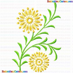 Flowers and Tree 2983 Embroidery Design