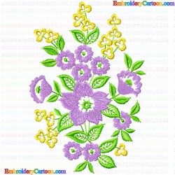 Flowers and Tree 2985 Embroidery Design