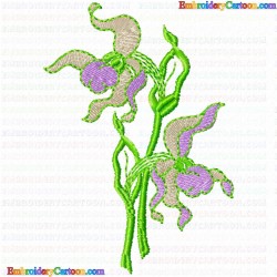 Flowers and Tree 3000 Embroidery Design