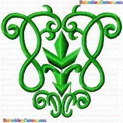 Flowers and Tree 300 Embroidery Design