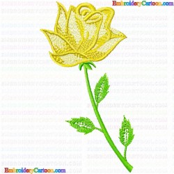 Flowers and Tree 3010 Embroidery Design