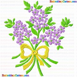 Flowers and Tree 3011 Embroidery Design