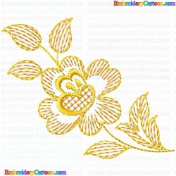 Flowers and Tree 3028 Embroidery Design