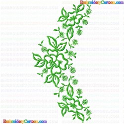 Flowers and Tree 3029 Embroidery Design