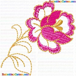 Flowers and Tree 3044 Embroidery Design