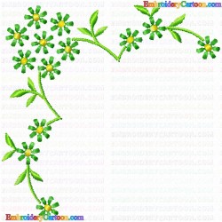 Flowers and Tree 3046 Embroidery Design