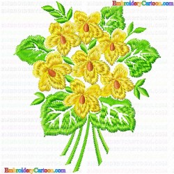 Flowers and Tree 3060 Embroidery Design