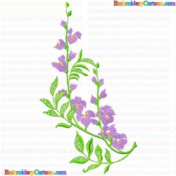 Flowers and Tree 3071 Embroidery Design