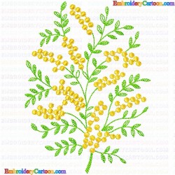 Flowers and Tree 3080 Embroidery Design