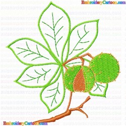 Flowers and Tree 3095 Embroidery Design