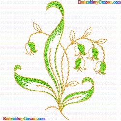 Flowers and Tree 3099 Embroidery Design