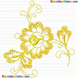 Flowers and Tree 3103 Embroidery Design