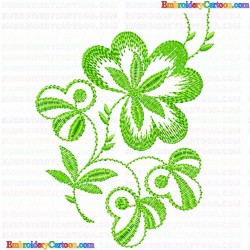 Flowers and Tree 3113 Embroidery Design