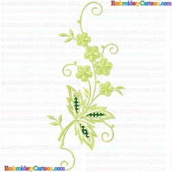 Flowers and Tree 3115 Embroidery Design