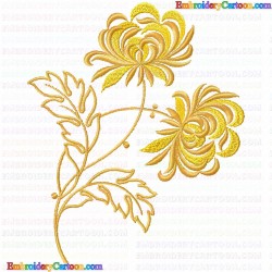 Flowers and Tree 3117 Embroidery Design