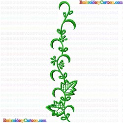 Flowers and Tree 312 Embroidery Design