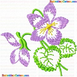 Flowers and Tree 3135 Embroidery Design