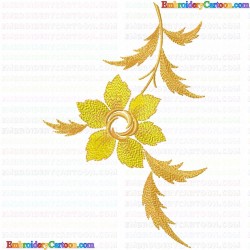 Flowers and Tree 3136 Embroidery Design