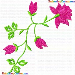 Flowers and Tree 3138 Embroidery Design