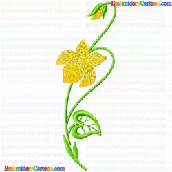 Flowers and Tree 3146 Embroidery Design