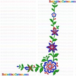 Flowers and Tree 314 Embroidery Design