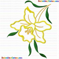 Flowers and Tree 3157 Embroidery Design