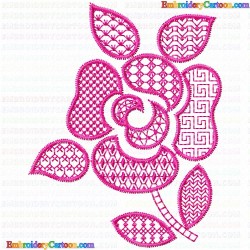 Flowers and Tree 3164 Embroidery Design