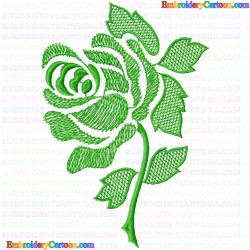 Flowers and Tree 3165 Embroidery Design