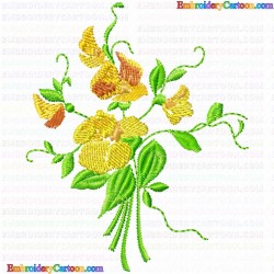 Flowers and Tree 3167 Embroidery Design