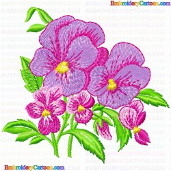 Flowers and Tree 3177 Embroidery Design