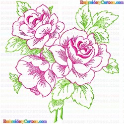 Flowers and Tree 3179 Embroidery Design