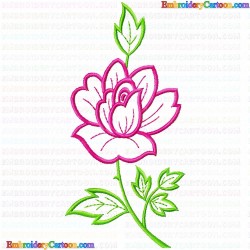 Flowers and Tree 3180 Embroidery Design