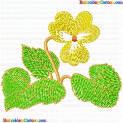 Flowers and Tree 3193 Embroidery Design