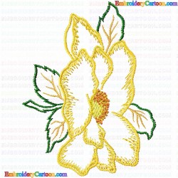 Flowers and Tree 3195 Embroidery Design