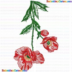 Flowers and Tree 3199 Embroidery Design