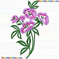 Flowers and Tree 3200 Embroidery Design