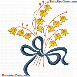 Flowers and Tree 3202 Embroidery Design