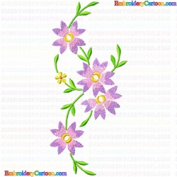 Flowers and Tree 3229 Embroidery Design